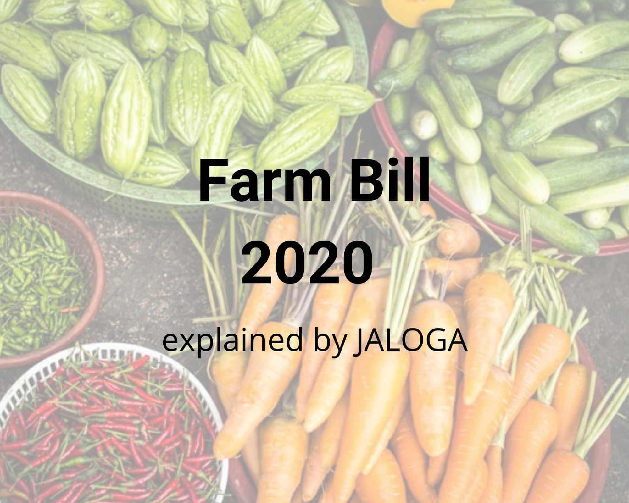 farm bill 2020